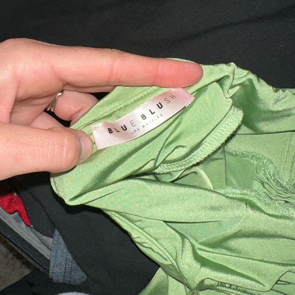 Green cocktail dress - Picture 5 of 6